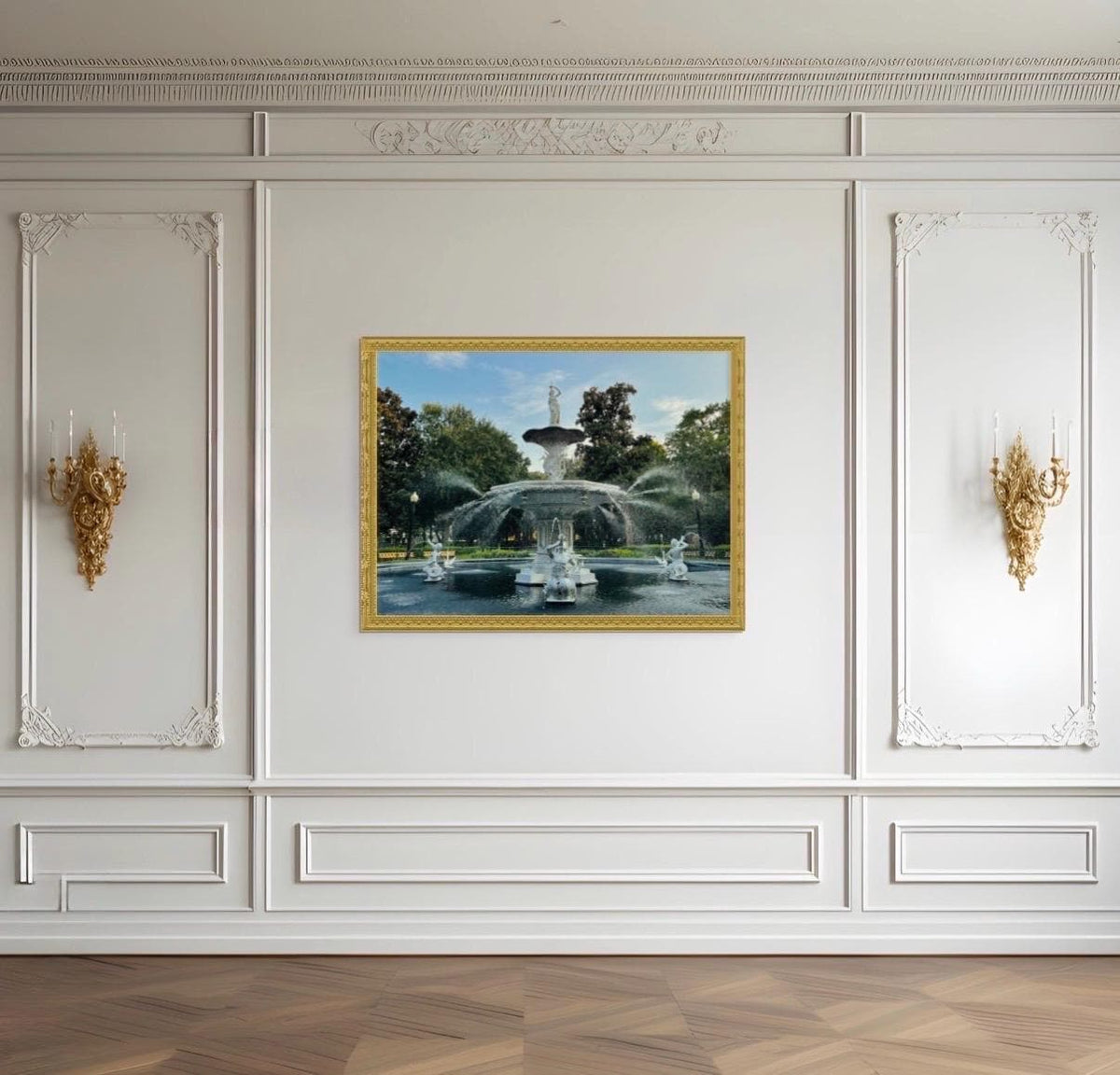 Forsyth Park Fountain Savannah Georgia Fine Art Photography Print Unmatted