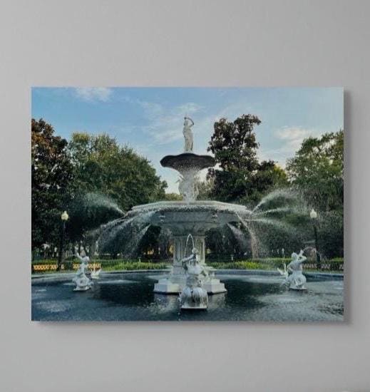 Forsyth Park Fountain Savannah Georgia Fine Art Photography Print Unmatted