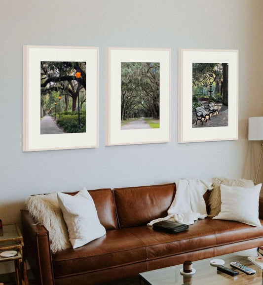 Pick any 3 - Set of Savannah Georgia photography prints unmatted (vertical)