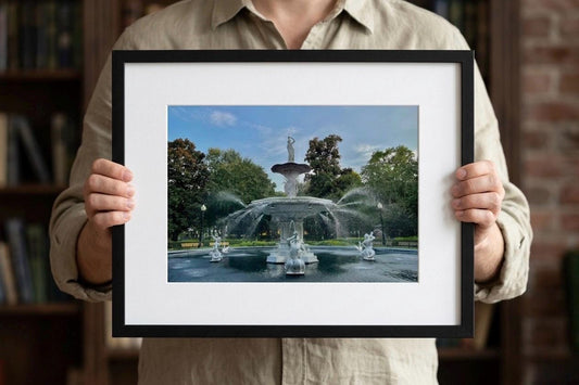 Forsyth Park Fountain Savannah Georgia Fine Art Photography Print Unmatted